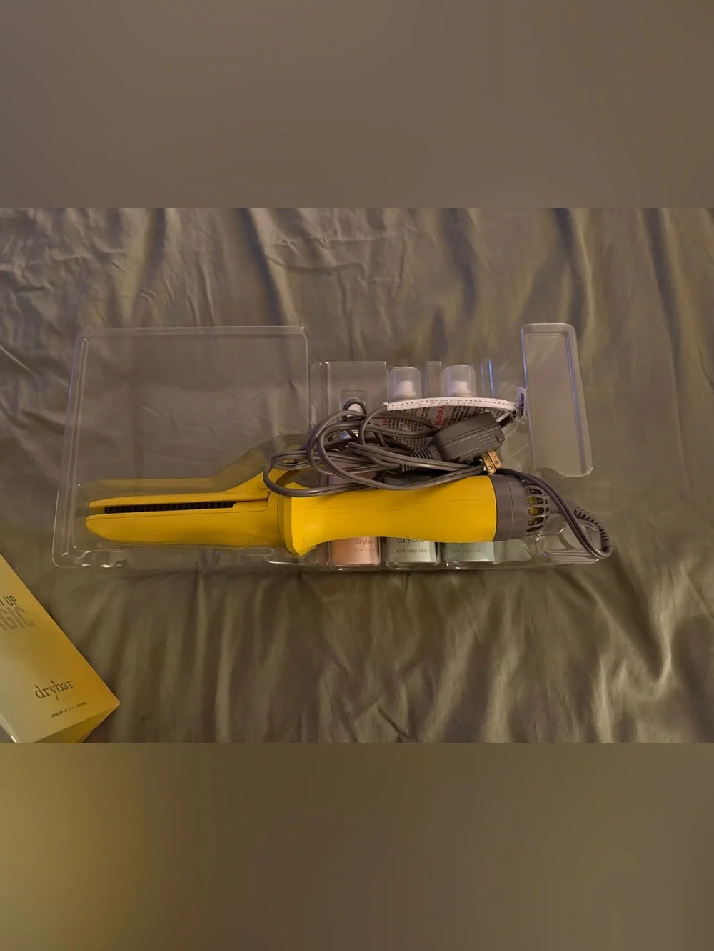 Drybar Yellow Straight Up Magic Styling Set Brand New Open Box